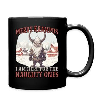 Kawaii Krampus T Costume de Père Noël méchant - Mug uni - noir - Droite