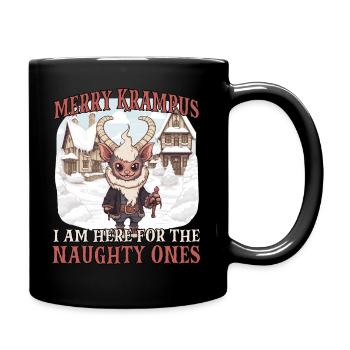 Krampus T | Krampus costume | Bad Santa Claus - Full Colour Mug - black - Right