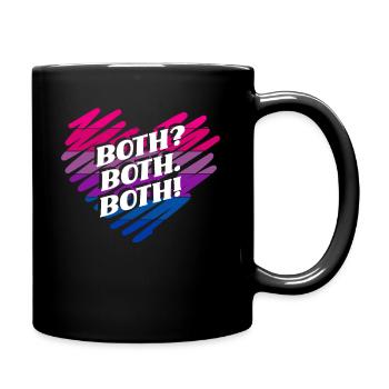 Bisexuell Beide Beide Beide - Tasse einfarbig - Schwarz - Rechts