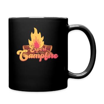 Expert Of Campfire Camping Expert - Full Colour Mug - black - Right