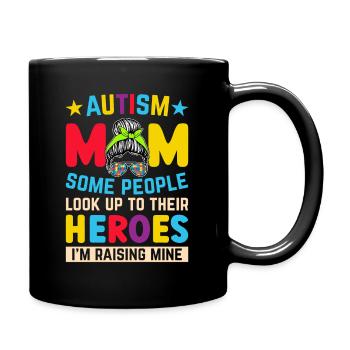 Mères autistes - les héroïnes de certains enfants - Mug uni - noir - Droite