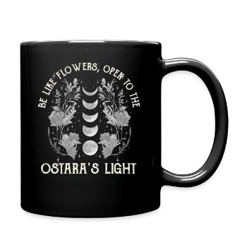 Ostara Hexenmond Eostre Frühling Ostern - Tasse einfarbig - Schwarz - Rechts