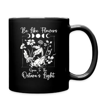 Ostara Witch Moon Eostre Spring Eastern - Full Colour Mug - black - Right