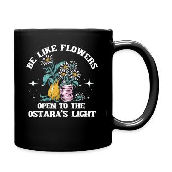Ostara Witch Moon Eostre Spring Eastern - Full Colour Mug - black - Right