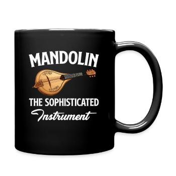 Mandoline L’instrument exigeant Ukuléléliste - Mug uni - noir - Droite