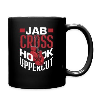 Boxe, Boxeur, Athlète - Mug uni - noir - Droite