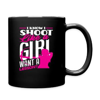 Tir à l'arc Archer fier - Mug uni - noir - Droite