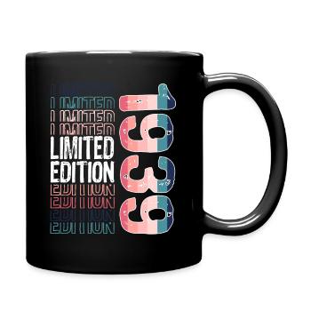 Edition limitée depuis 1939 Anniversaire Millésime 1939 - Mug uni - noir - Droite