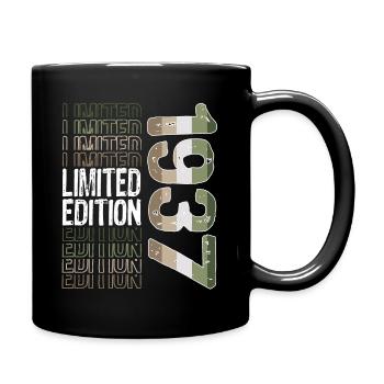 Edition limitée depuis 1937 Anniversaire Millésime 1937 - Mug uni - noir - Droite