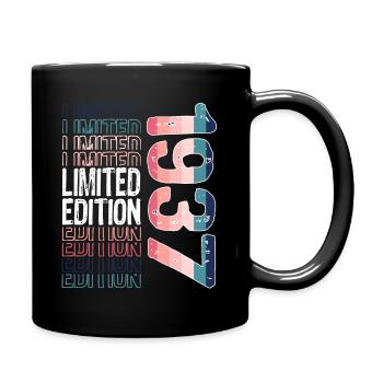Edition limitée depuis 1937 Anniversaire Millésime 1937 - Mug uni - noir - Droite