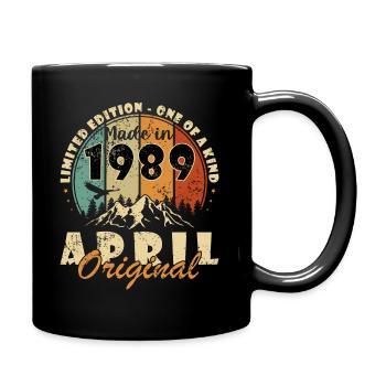 1989 Avril 1989 Jubilé Avril 1989 Avril - Mug uni - noir - Droite