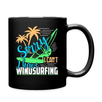 Windsurfing I Have Windsurfing - Full Colour Mug - black - Right