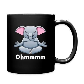 Yoga, Meditate, Consciousness, Meditation - Full Colour Mug - black - Right
