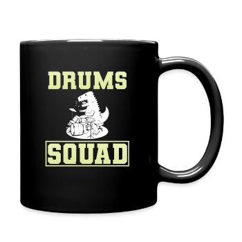 Drums Squad Bandmitglied - Tasse einfarbig - Schwarz - Rechts