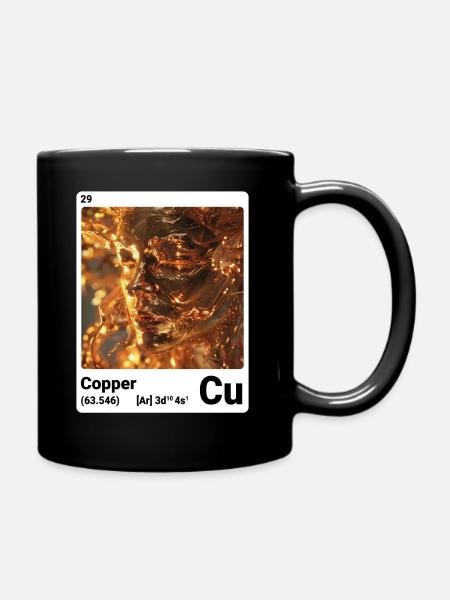 AI am Kupfer (wt) - Tasse einfarbig - Schwarz