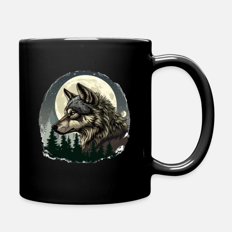 Wolfsblut - Tasse einfarbig - Schwarz