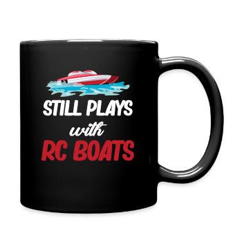 Toujours en train de jouer avec Rc Boats Captain Airboat - Mug uni - noir - Droite