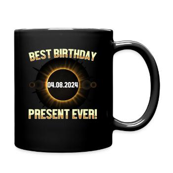 Sonnenfinsternis - Erforsche die Dunkelheit - Tasse einfarbig - Schwarz - Rechts
