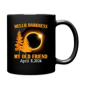 Sonnenfinsternis - Erforsche die Dunkelheit - Tasse einfarbig - Schwarz - Rechts