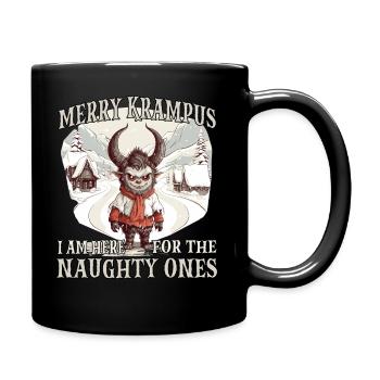 Krampus T | Krampus costume | Bad Santa Claus - Full Colour Mug - black - Right