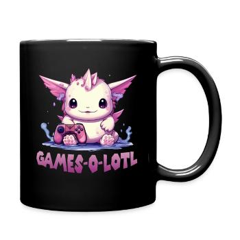 Gamer Axolotl Anime Axolotl T pour les fans de jeu - Mug uni - noir - Droite