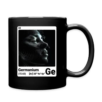 AI am Germanium (wt) - Full Colour Mug - black - Right