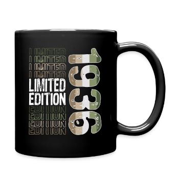 Edition limitée depuis 1936 Anniversaire Millésime 1936 - Mug uni - noir - Droite