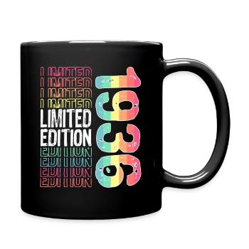 Edition limitée depuis 1936 Anniversaire Millésime 1936 - Mug uni - noir - Droite