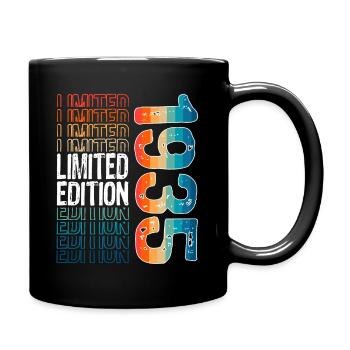 Edition limitée depuis 1935 Anniversaire Millésime 1935 - Mug uni - noir - Droite
