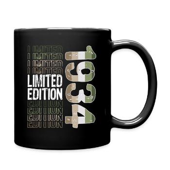 Edition Limitée Depuis 1934 Anniversaire Millésime 1934 - Mug uni - noir - Droite