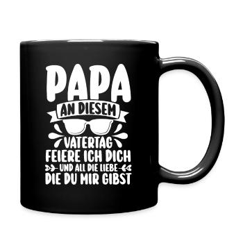 Dad Father's Day Dad - Full Colour Mug - black - Right