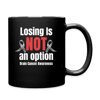 Losing is not an option. - Full Colour Mug - black - Right