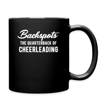 Backspots : Le quart-arrière de la - Mug uni - noir - Droite