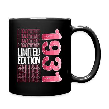 Limited Edition Since 1931 Birthday Vintage 1931 - Full Colour Mug - black - Right