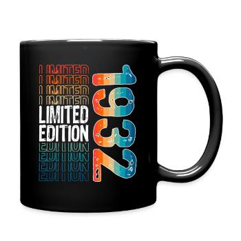 Edition limitée depuis 1932 Anniversaire Millésime 1932 - Mug uni - noir - Droite