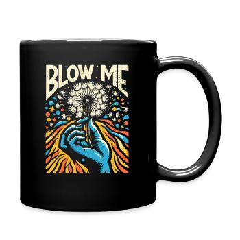 Pissenlit - Cadeau amusant pour les amoureux de la nature - Mug uni - noir - Droite