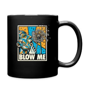 Pissenlit - Cadeau amusant pour les amoureux de la nature - Mug uni - noir - Droite