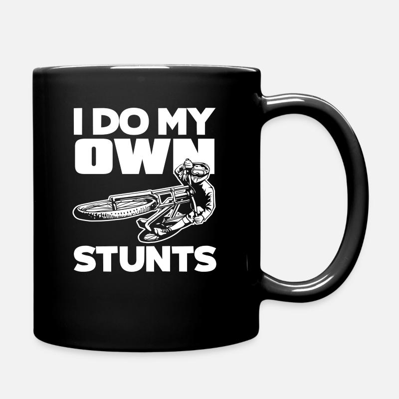Stunts Mountainbiker Mountainbike - Tasse einfarbig - Schwarz