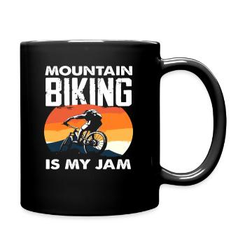 Le VTT rétro est mon hobby - Mug uni - noir - Droite