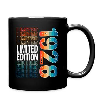 Edition limitée depuis 1928 Anniversaire Millésime 1928 - Mug uni - noir - Droite
