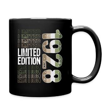 Edition limitée depuis 1928 Anniversaire Millésime 1928 - Mug uni - noir - Droite