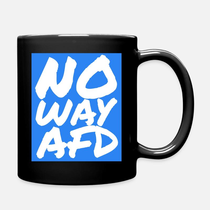 NO WAY AFD! - Tasse einfarbig - Schwarz