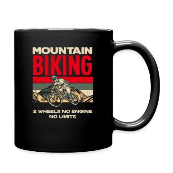 VTT rétro VTT - Mug uni - noir - Droite