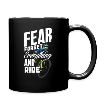 Mountain Biker Hobby Sport Mountain Bike - Full Colour Mug - black - Right