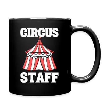 Circus Staff Clown - Tasse einfarbig - Schwarz - Rechts