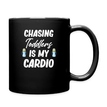 Chasser les tout-petits est mon drôle - Mug uni - noir - Droite