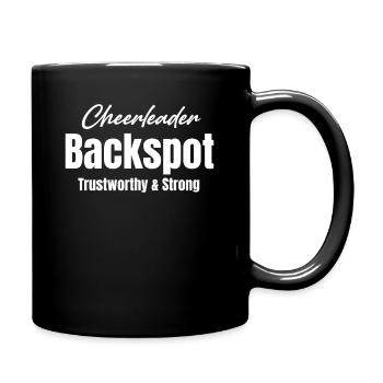 Pom-pom girl Backspot digne de confiance et forte - Mug uni - noir - Droite