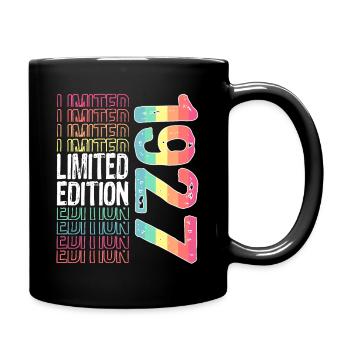 Edition limitée depuis 1927 Anniversaire Millésime 1927 - Mug uni - noir - Droite