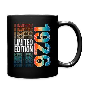 Limited Edition Since 1926 Birthday Vintage 1926 - Full Colour Mug - black - Right