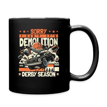 Demolition Derby Season - Gift for Real Fans - Full Colour Mug - black - Right